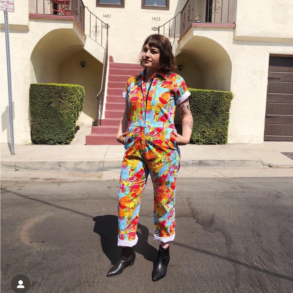 RARE Nooworks Muscle Beach Coveralls Jumpsuit Size Large